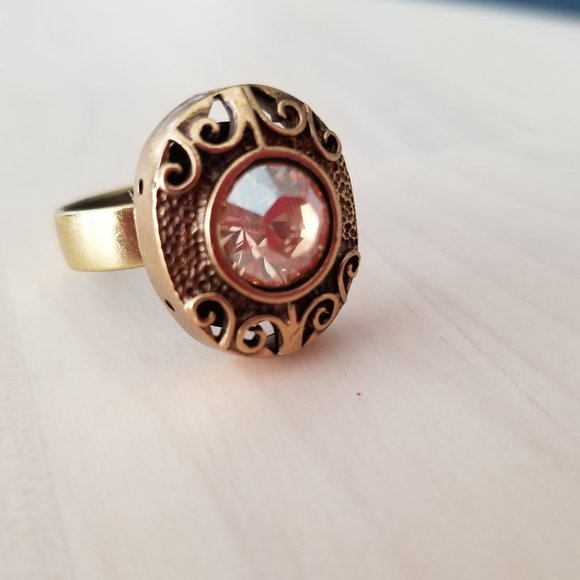 Swarovski Crystal Ring - Open end - Statement ring - Picture 7 of 11